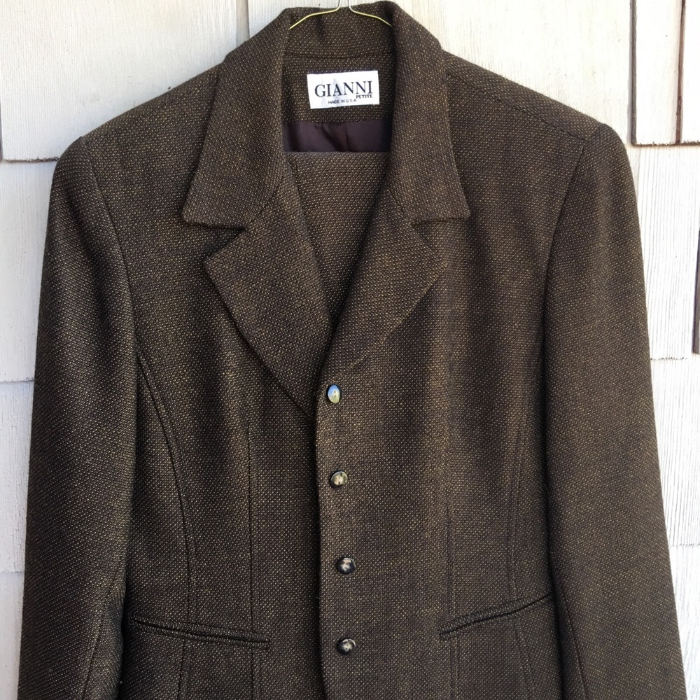 Gianni petite women’s suit jacket with trousers